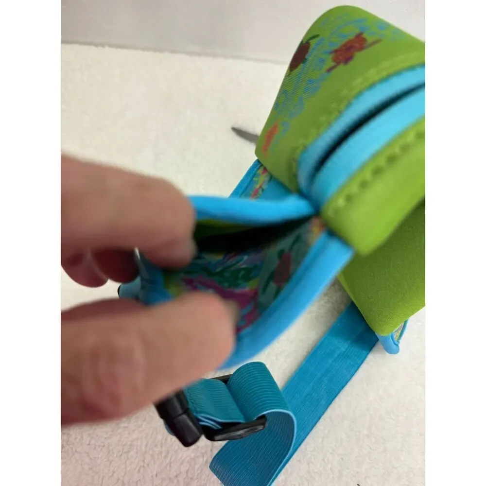 Girl Scouts Seas The Day Fanny Pack Green‎ Blue Turtle Design Adjustable Strap